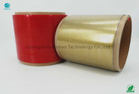 赤いおよび金色5mmの破損ストリップ テープ中心の長さ152mm