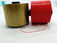 赤い/金色の容易な開いたタバコの感圧性の破損テープ