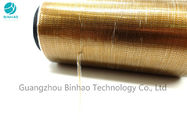 BOPPの物質的なレーザー光線写真単一の側面の容易な開いた破損テープ金色