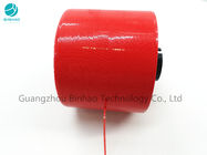 完全で赤いMOPP 30ミクロンの単一の側面の付着力の破損ストリップ テープ