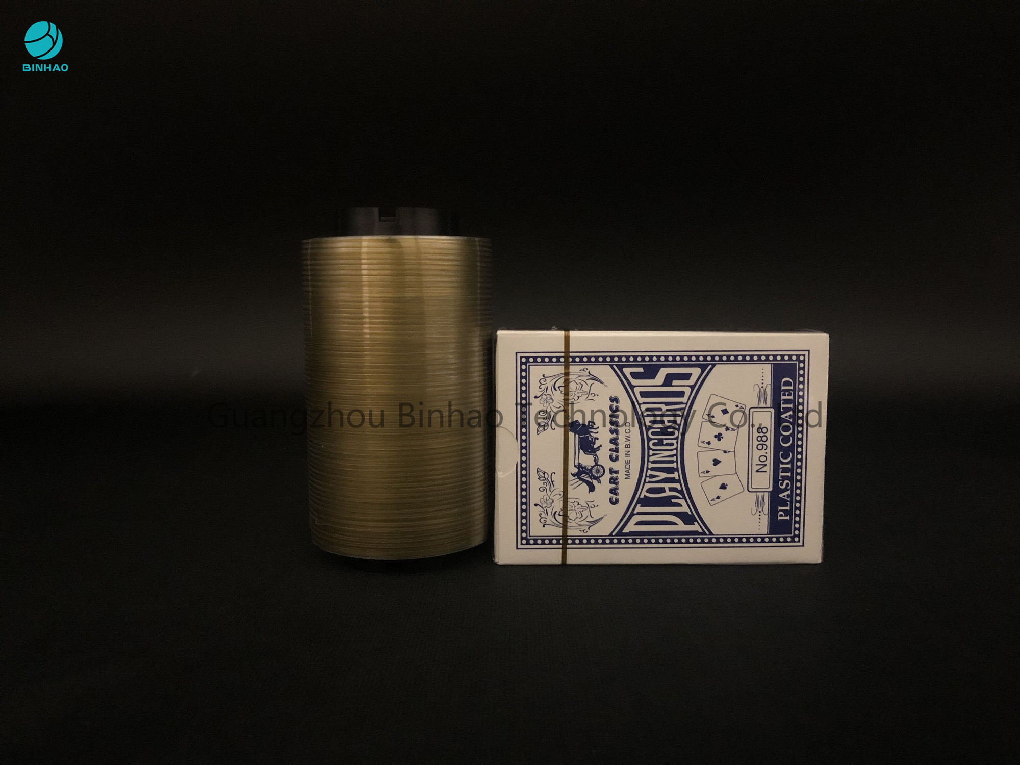 単一の側面の接着剤と包むタバコのトランプ箱のためのBOPP材料の金の破損ストリップ テープ