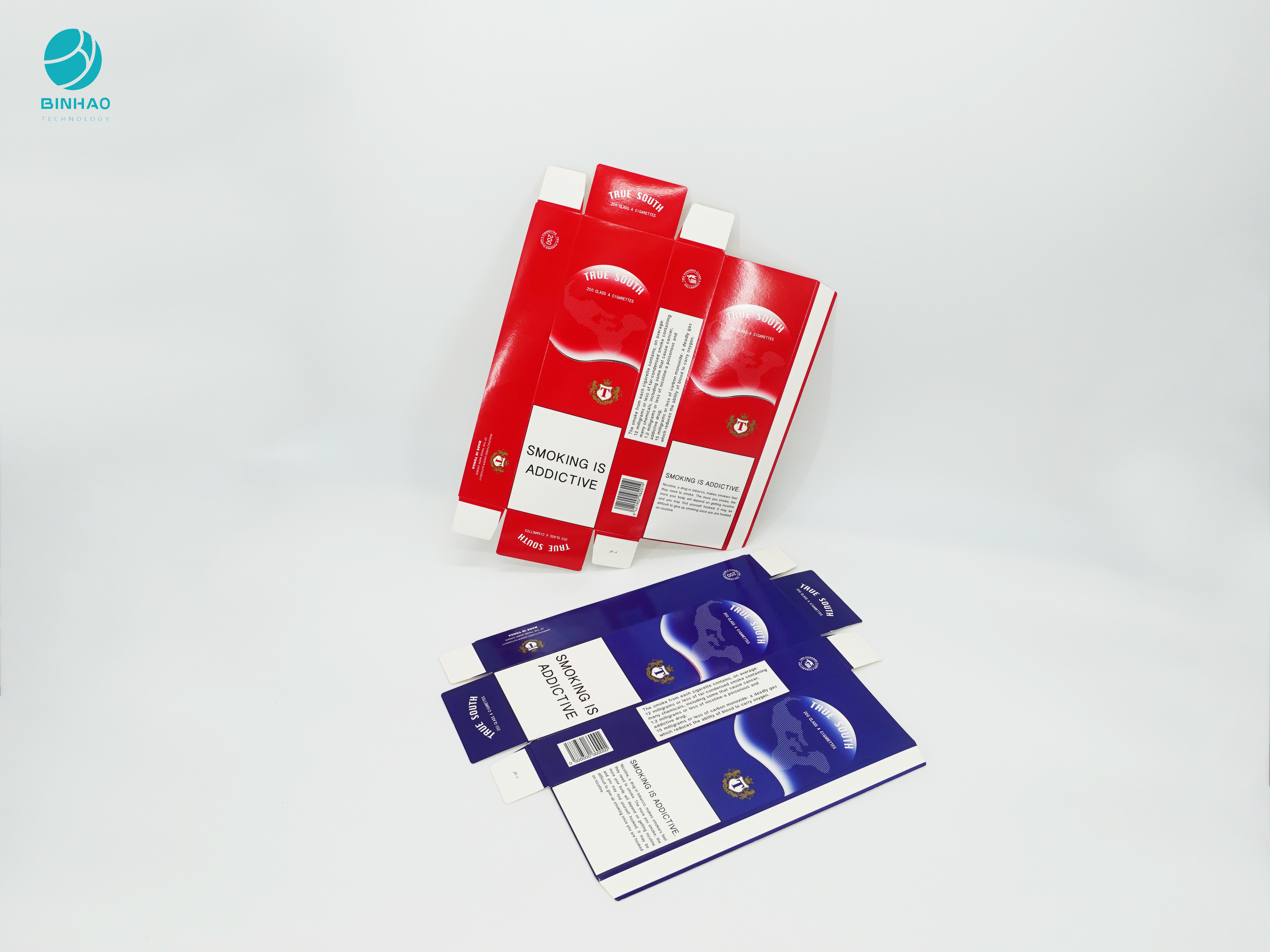 タバコのタバコ入れ箱の包装のための装飾的な設計ボール紙のペーパー
