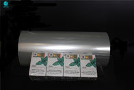 ISOは外箱として露出した王のためのSize Cigarette Box Wrapping 25ミクロン ポリ塩化ビニールの包装のフィルムを証明しました