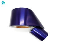 55Gsmはタバコを包むためのアルミ ホイルの紫色の内部のパッケージを浮彫りにした