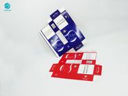 無害で赤く青いタバコの個人化された設計の包装の板紙箱