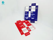 無害で赤く青いタバコの個人化された設計の包装の板紙箱