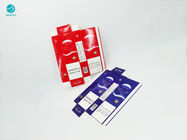 タバコ タバコのパッケージのための耐久のボール紙のペーパー赤く青いシリーズの設計