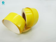 タバコのパッケージのボール紙 ロールの光沢のある黄色い90-114mm内部フレームのペーパー