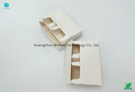 折り畳み式のタバコのクラムシェル箱HNBのEタバコのパッケージ材料の白いボール紙